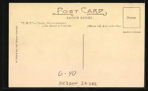 AK Hebden Bridge, Hebden Bridge from West