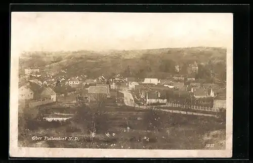 AK Ober Pullendorf, Gesamtansicht des Ortes