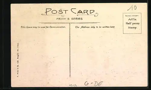 AK Dittisham, River Dart, Fischerboot am Ufer