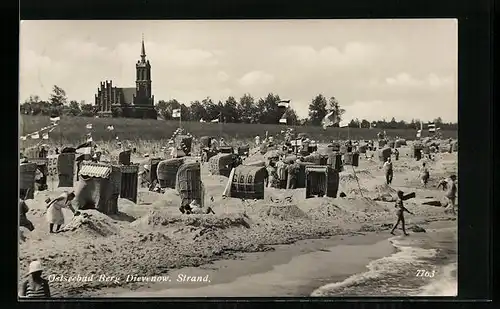 AK Berg Dievenow, Partie am Strand