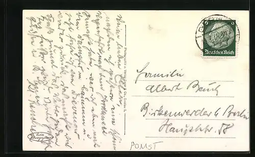 AK Berg Dievenow, Partie am Strand