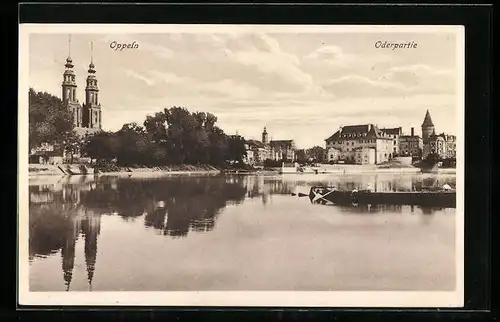 AK Oppeln, Partie an der Oder