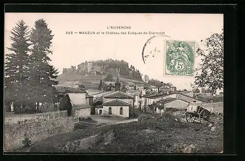 AK Mauzun, Mauzun et le Chateau des Eveques de Clermont