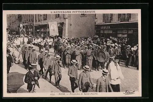 AK Riom, Procession de Saint-Amable
