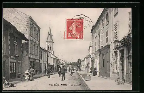 AK Puy-Guillaume, La Grand`Rue