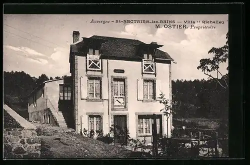 AK St-Nectaire-les-Bains, Villa Richelieu