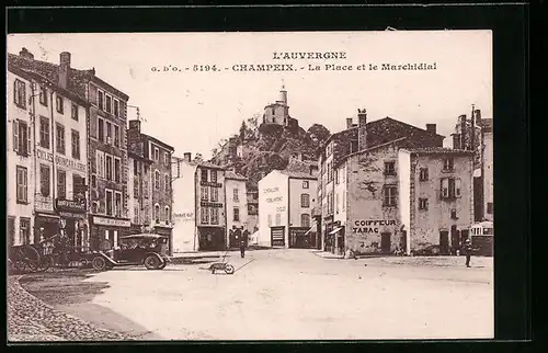 AK Champeix, La Place et le Marchidial