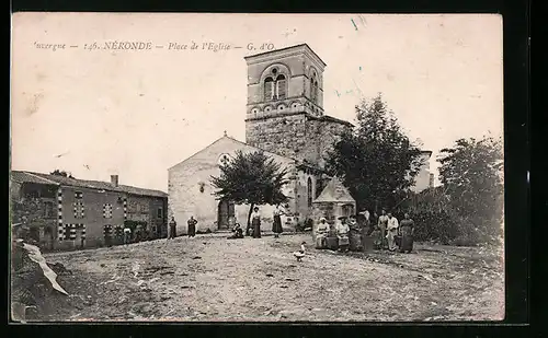 AK Néronde, Place de l`Eglise