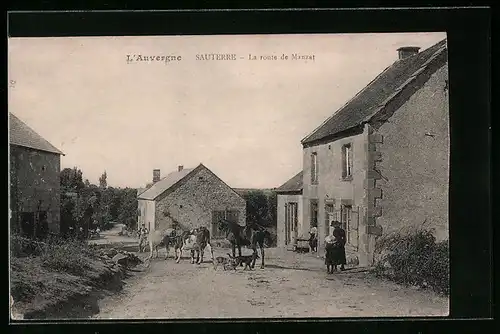 AK Sauterre, La route de Manzat