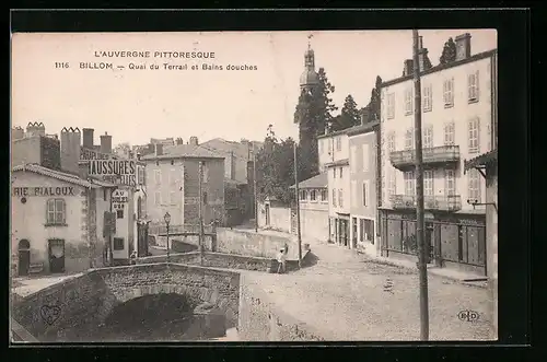 AK Billom, Quai du Terrail et Bains douches