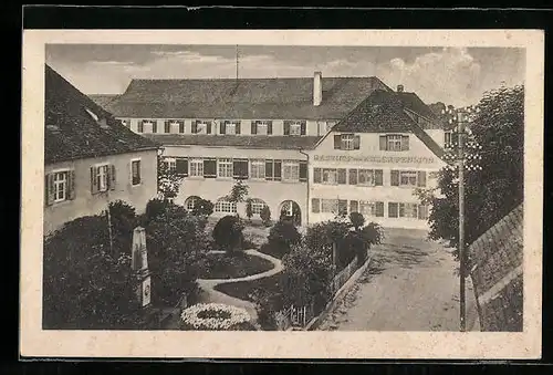 AK Immenstaad, Gasthof zum Adler aus der Vogelschau