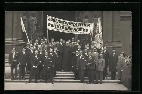 AK Wien, Jugendsonntagfeier der Katholischen-Deutschen Reichsbundjugend Altlerchenfeld-Josefstadt