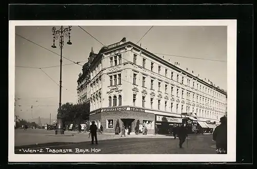 AK Wien, Restaurant Bayrischer Hof in der Taborstrasse