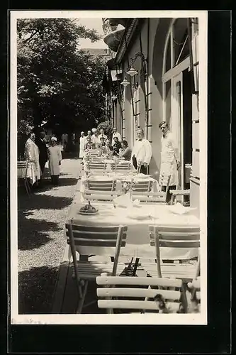 AK Wien, Ambros Hobiger Cafe-Restaurant, Auhofstrasse 1, Terrasse, Ottakringer-Bräu