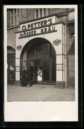 AK Wien, Otto Petter`s Gösserbräu, Elisabethstrasse 3 und Friedrichstrasse 4