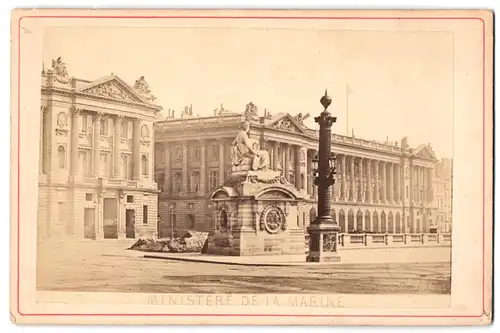 Fotografie A. Haute Coeur, Paris, Ansicht Paris, Ministere de la Marine, Denkmal