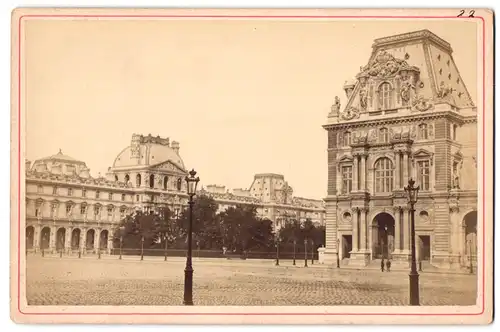Fotografie A. Hautecoeur, Paris, Ansicht Paris, vue General de Louvre
