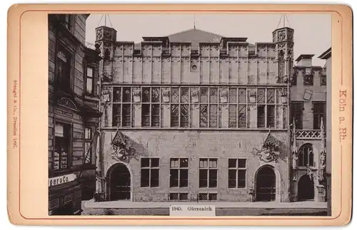Fotografie Stengel & Co., Dresden, Ansicht Köln a. Rh., Blick auf die Festhalle Gürzenich