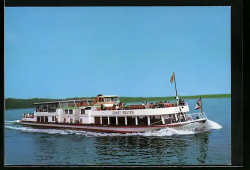 AK Binnenschiff Ernst Reuter, Stern und Kreisschiffahrt Berlin, Sachtlebenstrasse 60