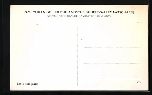 AK Handelsschiff MS Hoogkerk auf See