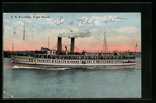 AK Dampfer SS Kennedy, Puget Sound