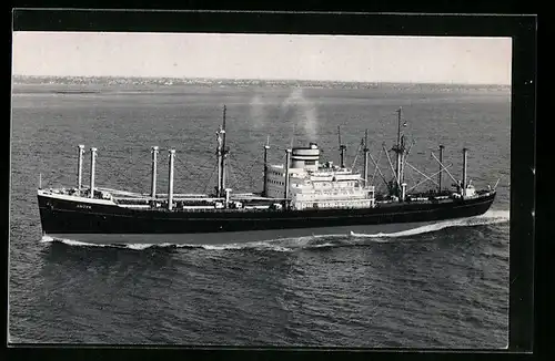 AK Handelsschiff S. S. Andyk auf See