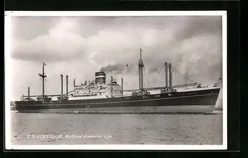 AK Handelsschiff SS Soestdijk, Holland-Amerika Lijn