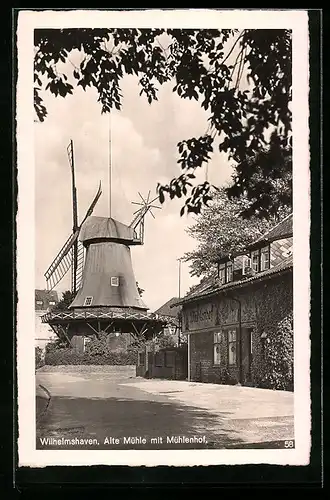 AK Wilhelmshaven, Alte Mühle mit Mühlenhof