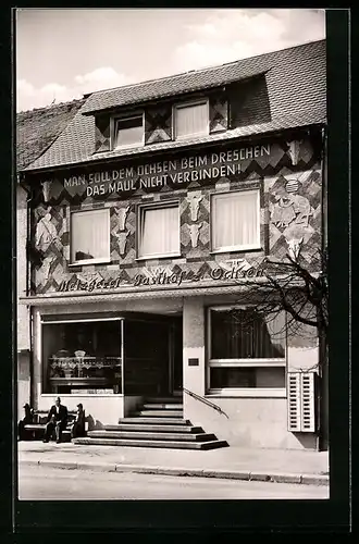 AK Bad Wurzach, Gasthof z. Ochsen