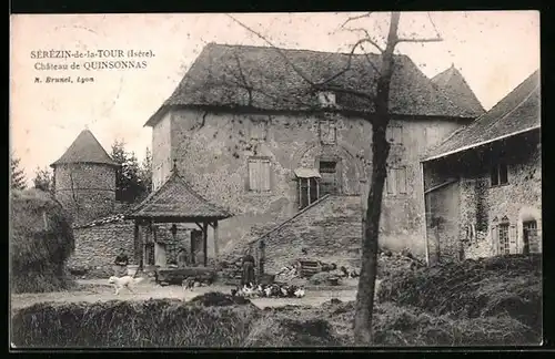 AK Sérézin-de-la-Tour, Château de Quinsonnas