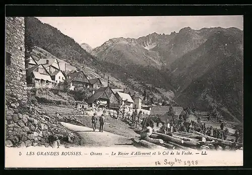 AK Allemont, Les Grandes Rousses, le Col de la Vache