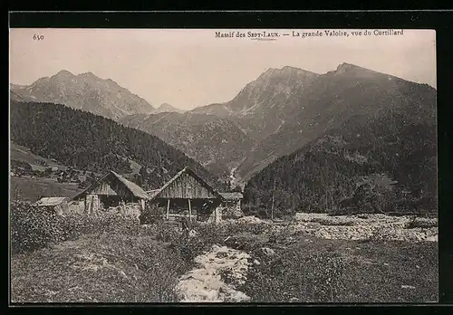 AK Massif des Sept-Laux, La grande Valoire, vue du Curtillard