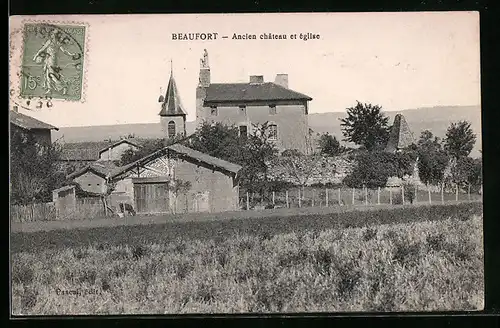 AK Beaufort, Ancien château et église