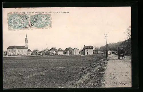 AK Saint-Joseph-de-Rivière, Saint-Joseph-de-Rivière et la route de la Chartreuse