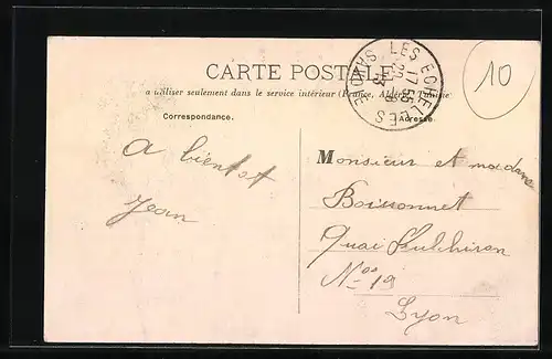 AK Saint-Christophe-Berland, Ortsansicht mit Kirche