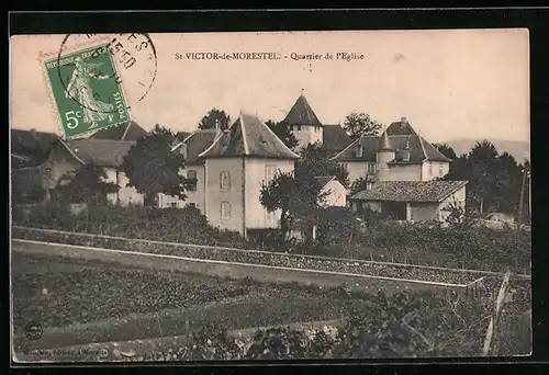 AK St-Victor-de-Morestel, Quartier de l'Eglise