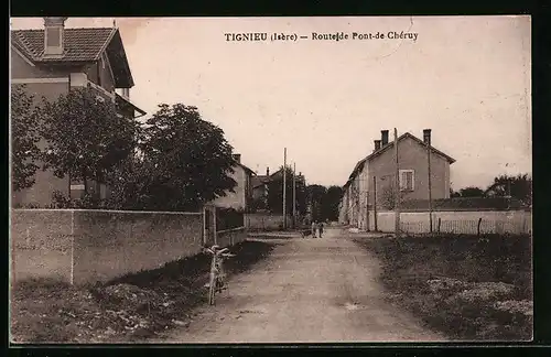 AK Tignieu, Route de Pont-de-Cheruy