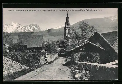 AK St-Martin, le village et le massif de Belledonne