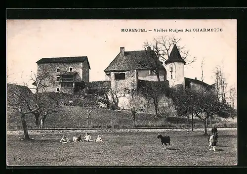 AK Morestel, Vielles Ruines des Charmette