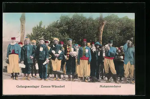 AK Zossen-Wünsdorf, Gefangenenlager, Mohammedaner