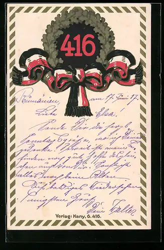 AK Regiment 416, Eichenkranz