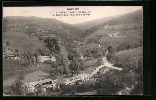 AK St-Pierre-la-Bourlhonne, L`Auvergne, Les Scieries au Moulin de la Fortiche