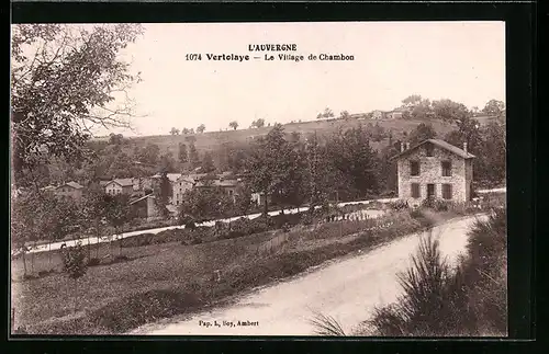 AK Vertolaye, L`Auvergne, Le Village de Chambon