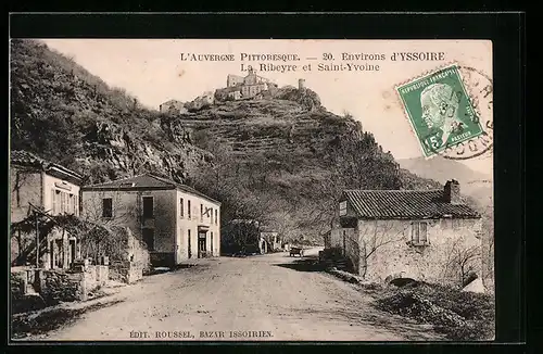 AK La Ribeyre, L`Auvergne Pittoresque, Panorama et Saint Yvoine