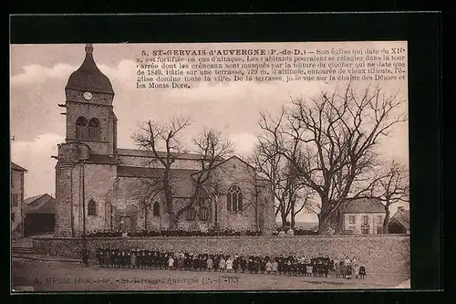 AK St-Gervais-d`Auvergne, L`Église