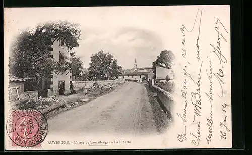 AK Sauxillanges, Entrée de Sauxillanges, La Liberté