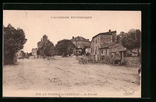AK Le Vernet-la-Varenne, Le Foirail