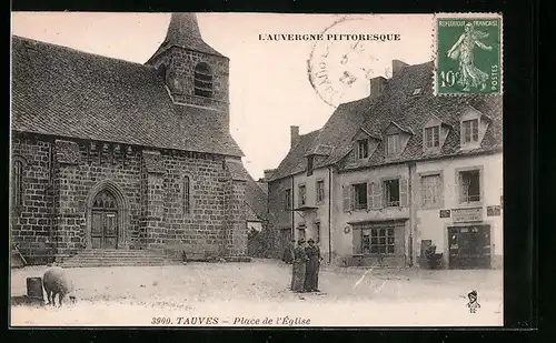 AK Tauves, Place de l`Église