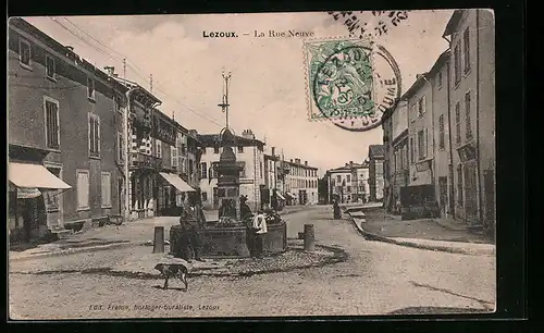 AK Lezoux, La Rue Neuve