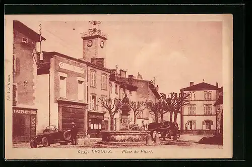 AK Lezoux, Place du Pilori